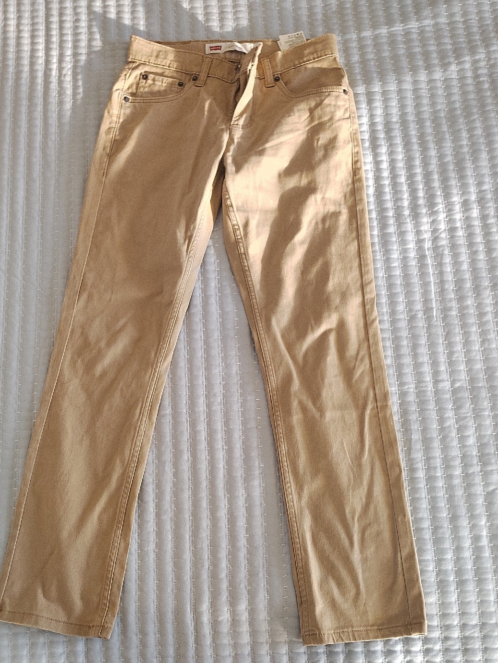 Levi's Tan Straight Leg Jeans